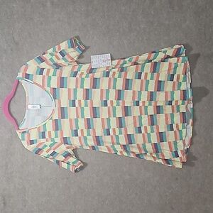 Lularoe Perfect T small multicolor
